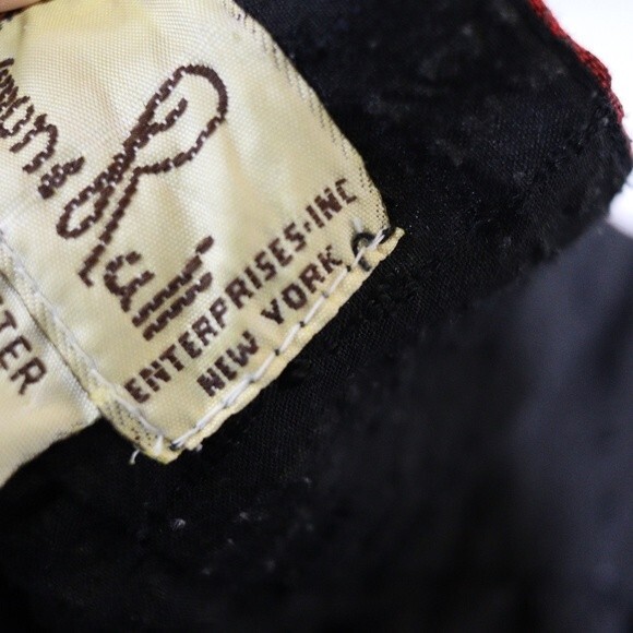 Ramona Rull Black Metallic Stripe Balloon Sleeve Vintage Dress 1X Retro - Picture 16 of 16